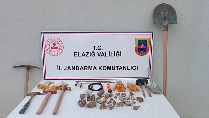 Elazığ'da Kaçak Kazı Yapan Şüpheli Yakalandı