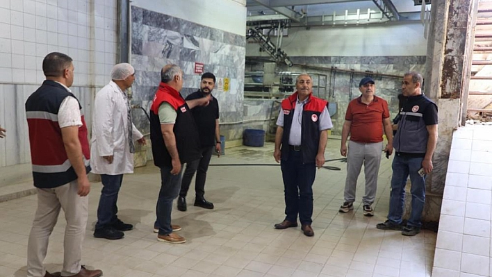 Elazığ'da kesimhaneler denetlendi