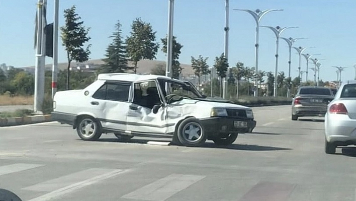 Elazığ'da korkutan kaza