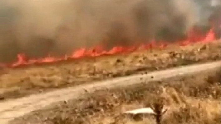 Elazığ'da korkutan yangın