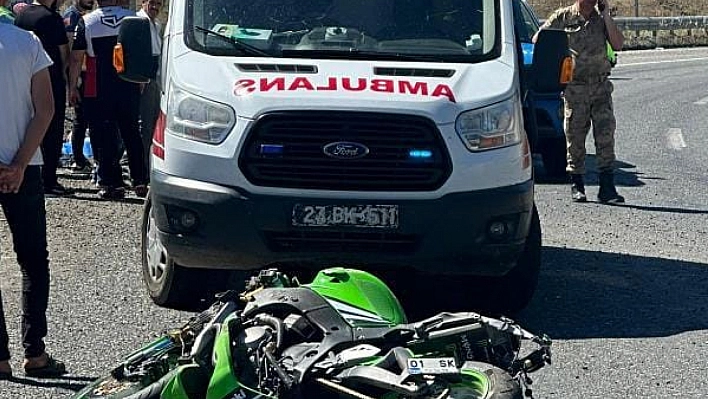 Elazığ'da feci motosiklet kazası