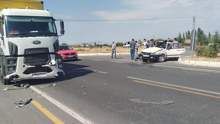 Elazığ'da Trafik Kazası: 1 Yaralı