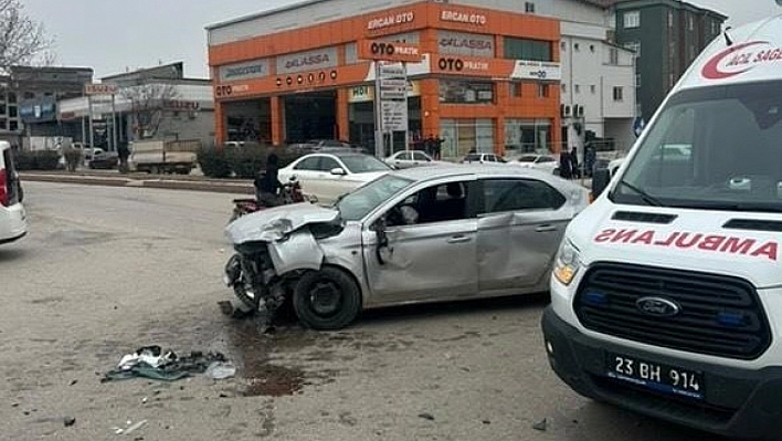 Elazığ'da trafik kazası: 1 yaralı