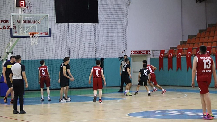 Elazığ'da U18 basketbol yerel lig mücadelesi sona erdi