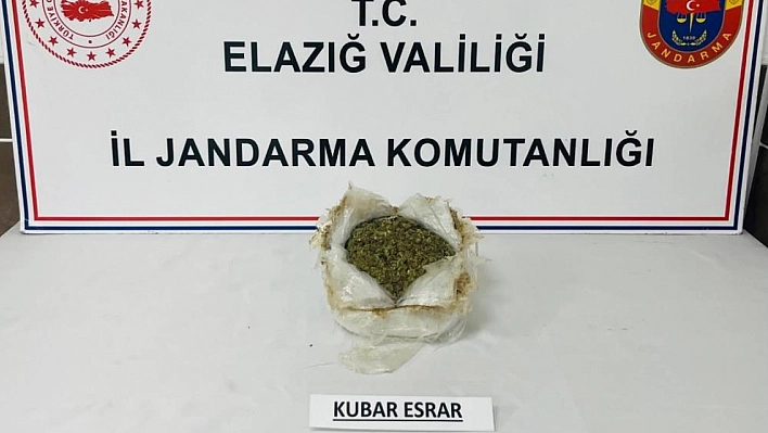 Elazığ'da uyuşturucu ele geçirildi