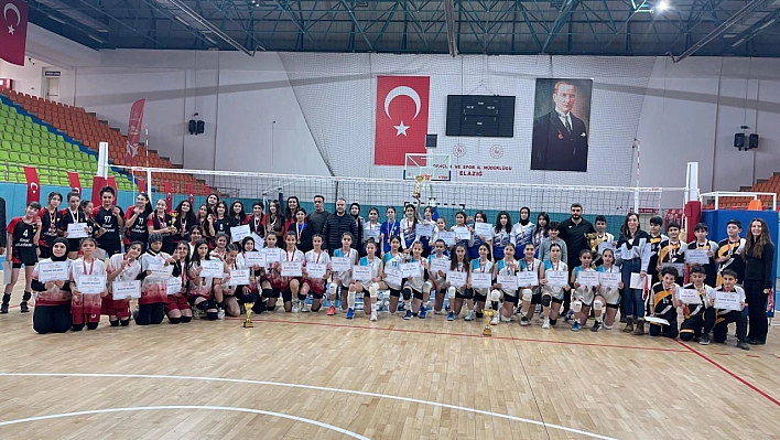 Elazığ'da voleybol müsabakaları sona erdi