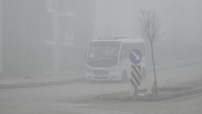 Elazığ'da yoğun sis!