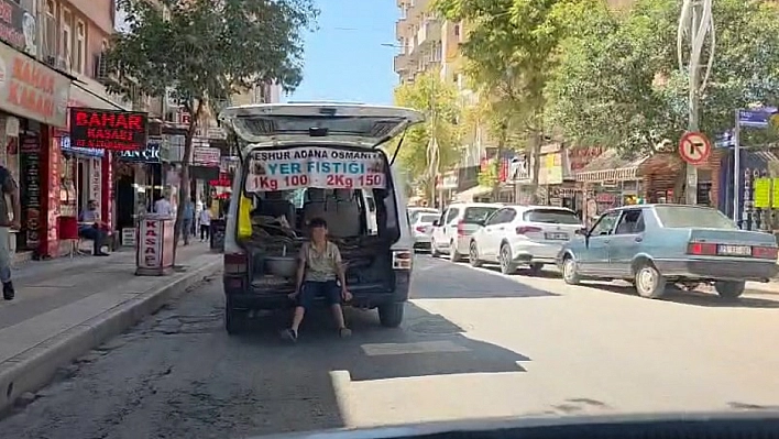 Elazığ'da yürekleri ağza getiren görüntü