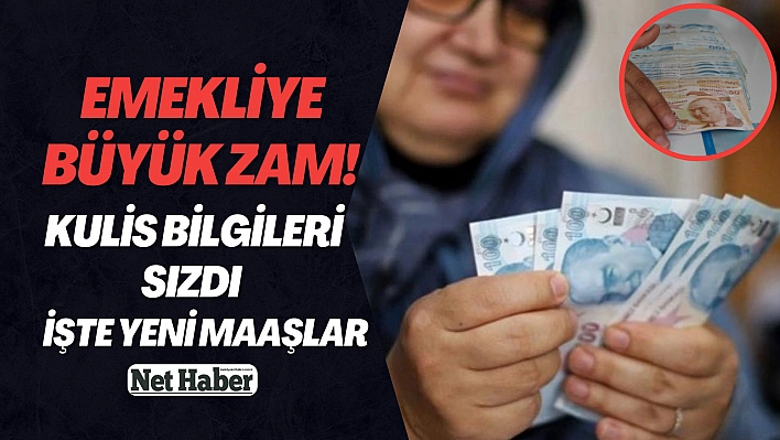 Emekliye büyük zam! Kulis bilgileri sızdı işte yeni maaşlar