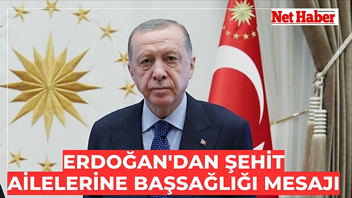 Erdoğan'dan başsağlığı mesajı