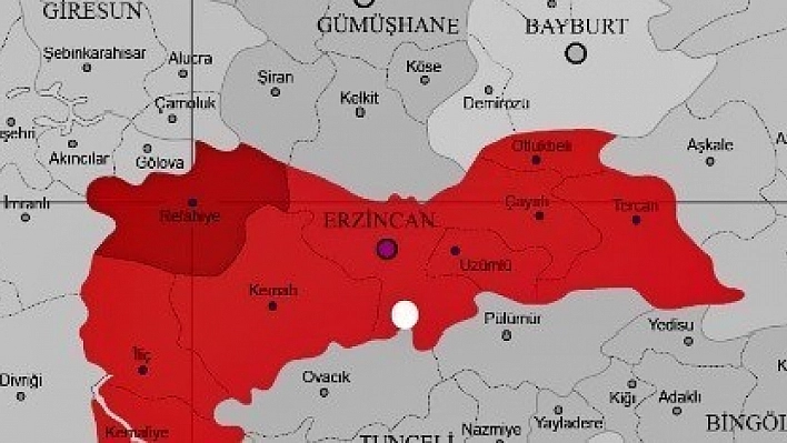 Erzincan'da 3.1 büyüklüğünde deprem