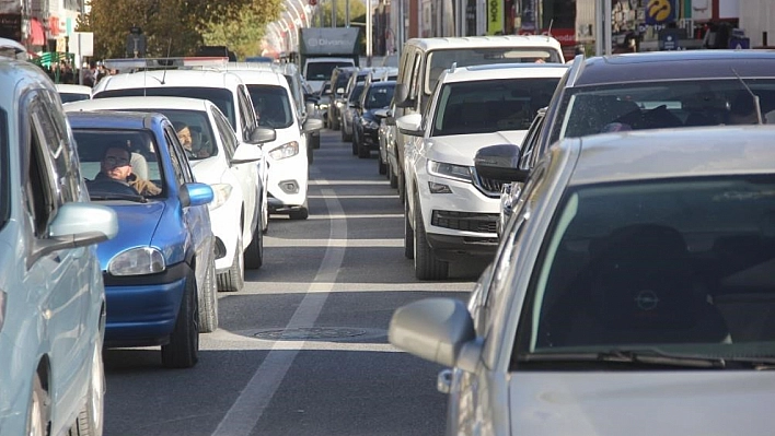 Erzincan'da araç sayısı belli oldu