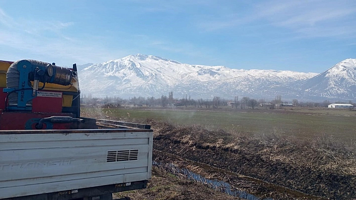 Erzincan'da larva ilaçlaması başlatıldı