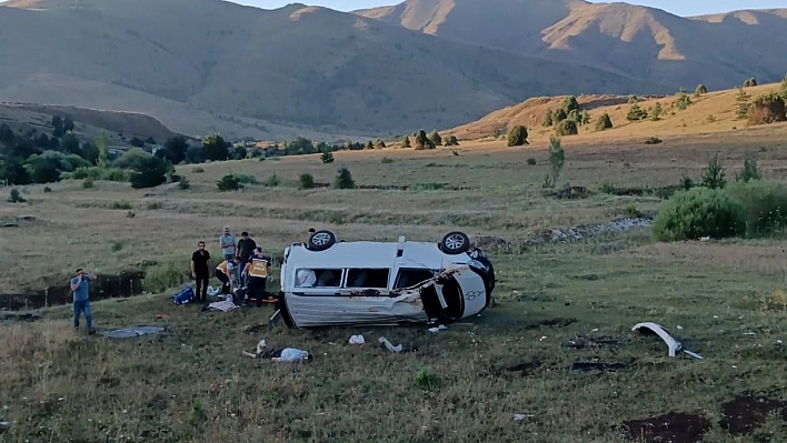 Erzincan'da trafik kazası