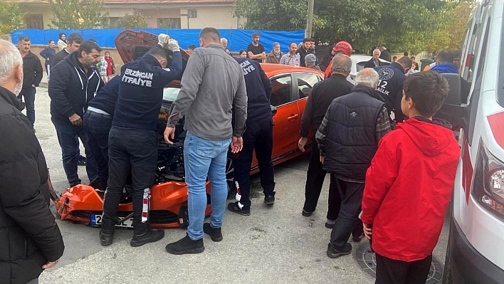 Erzincan'da trafik kazası