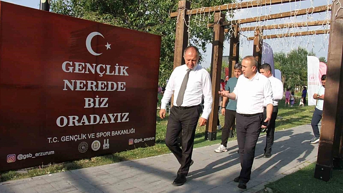 GSİM Olimpiyat Parkına çadır gençlik merkezi kurdu