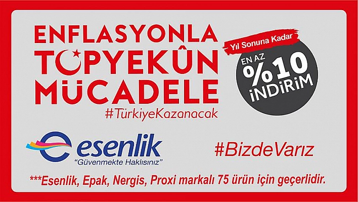 Esenlik 75 üründe indirim yapacak