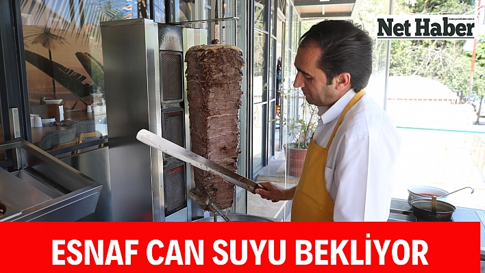 Esnaf can suyu bekliyor