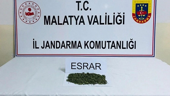 Esrar ele geçirildi