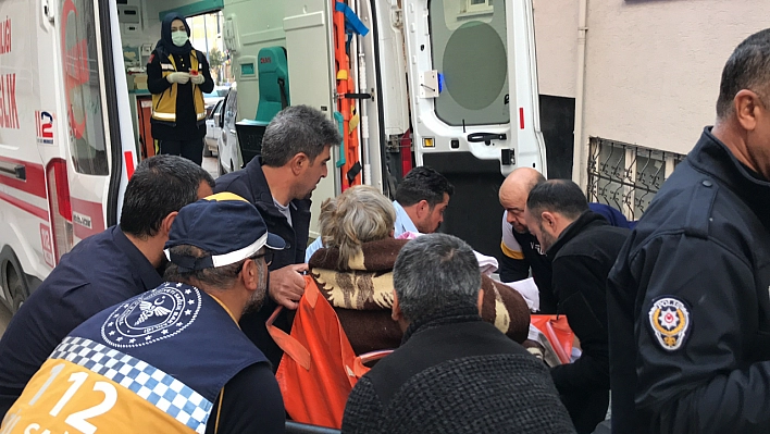 Evinin bodrumunda kendini ateşe verdi