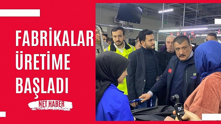 Fabrikalar üretime başladı