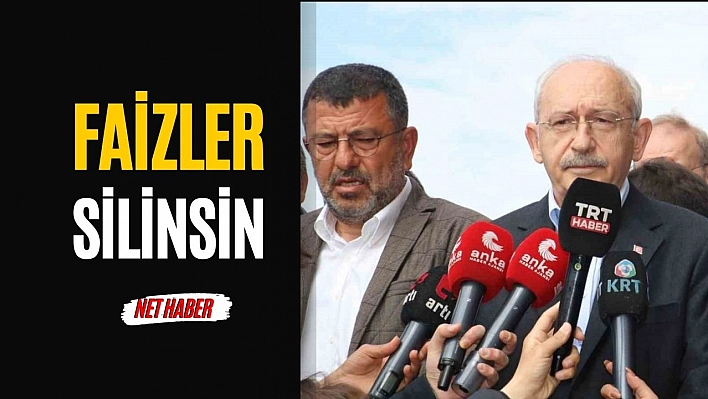 Faizler silinsin