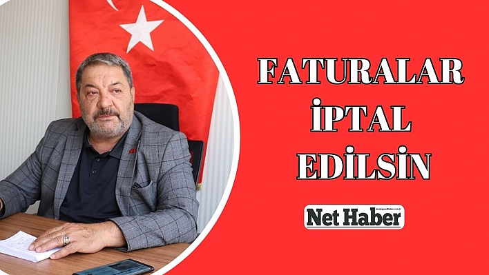 Faturalar iptal edilsin