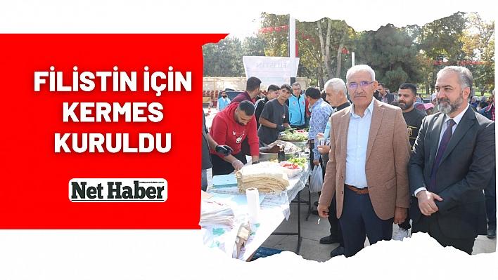 Filistin için kermes kuruldu