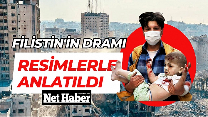 Filistin'in dramı resimlerle anlatıldı