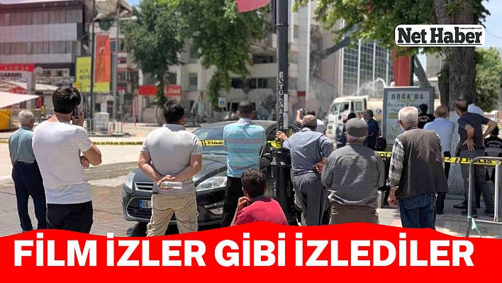 Film izler gibi izlediler