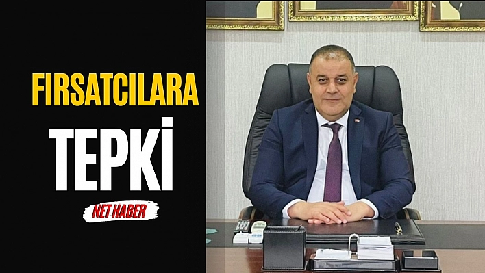 Fırsatcılara tepki