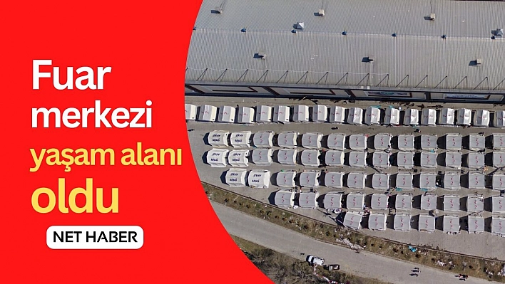 Fuar merkezi yaşam alanı oldu