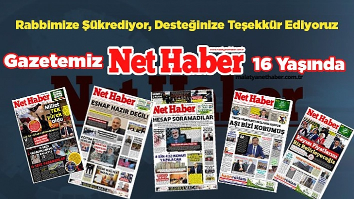 Gazeteniz Net Haber 16 yaşında.