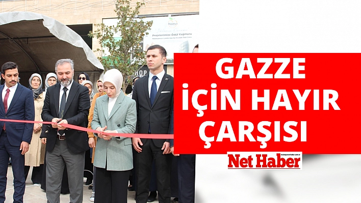 Gazze için hayır çarşısı