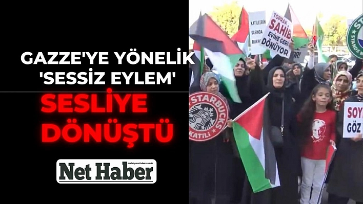 Gazze'ye yönelik 'sessiz eylem' sesliye dönüştü