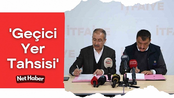 'Geçici Yer Tahsisi'