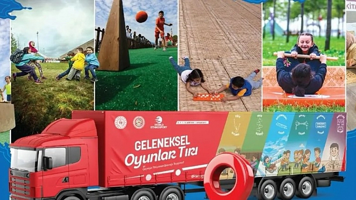 Geleneksel oyunlar tırı Malatya'da gençlerle buluşuyor
