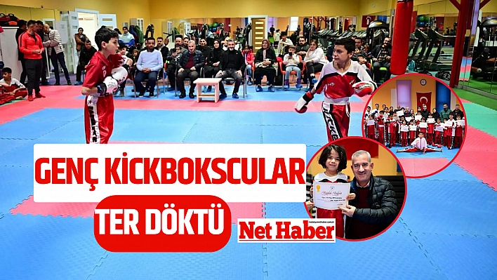 Genç Kickbokscular ter döktü