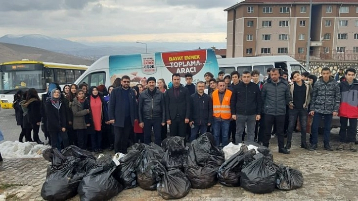 Hayvanlar için yiyecek bıraktılar