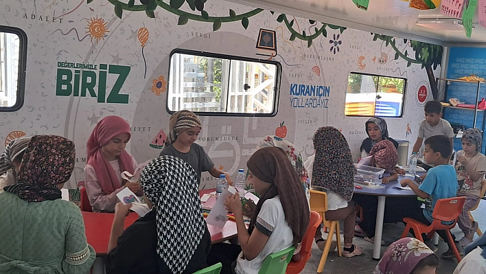 Gezici mobil Kur'an kursunun ilk durağı Malatya oldu