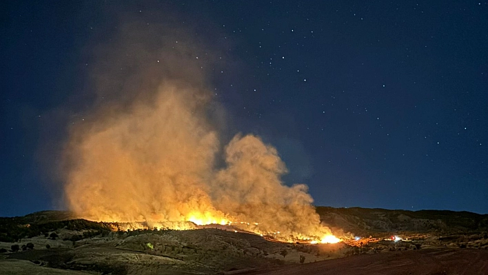 Gölbaşı'nda yangın