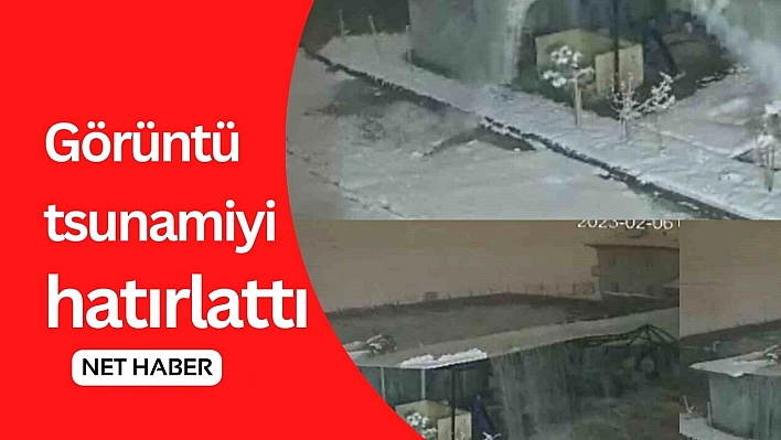 Görüntü tsunamiyi hatırlattı