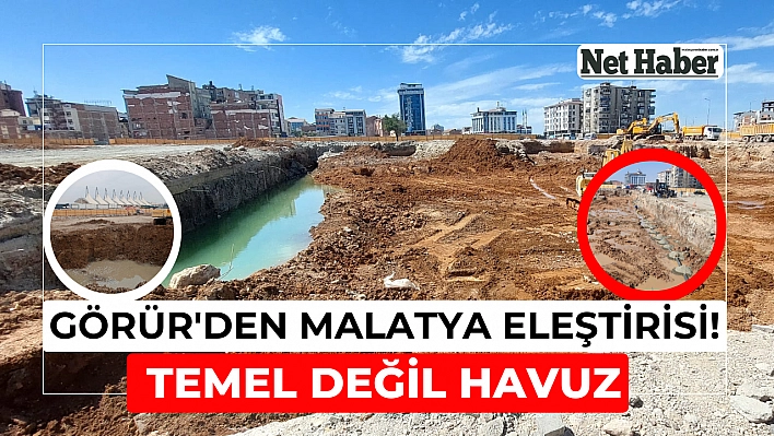 'Temel değil havuz'