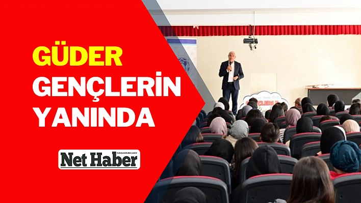 Güder, gençlerin yanında