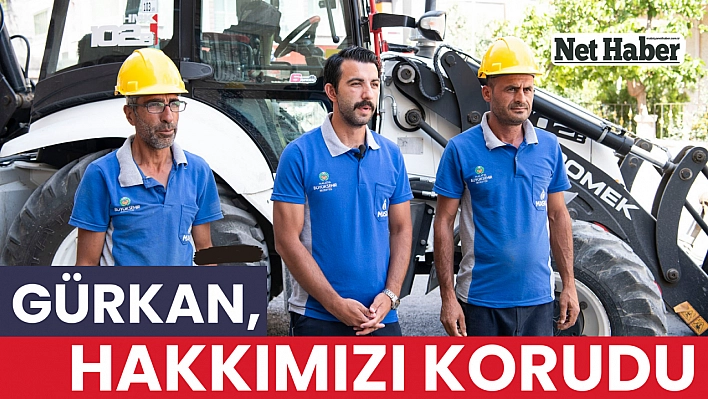 Gürkan, hakkımızı korudu