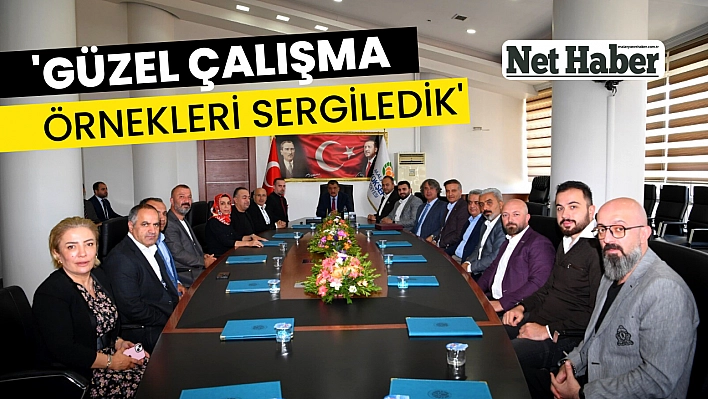 'Güzel çalışma örnekleri sergiledik'