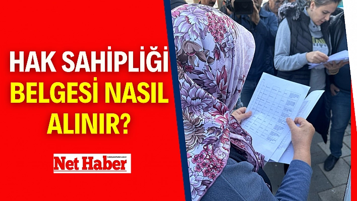 Hak Sahipliği Belgesi Nasıl Alınır?