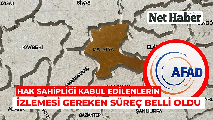 Hak sahipliği kabul edilenlerin izlemesi gereken süreç belli oldu