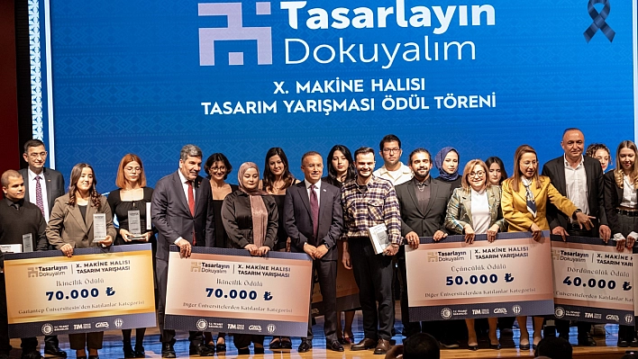 Halı Tasarım Yarışması'nda Ödüller Sahiplerini Buldu