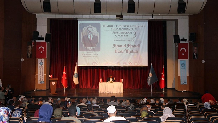 Hamid Hamdi Vânî Malatî çalıştayı Malatya'da başladı